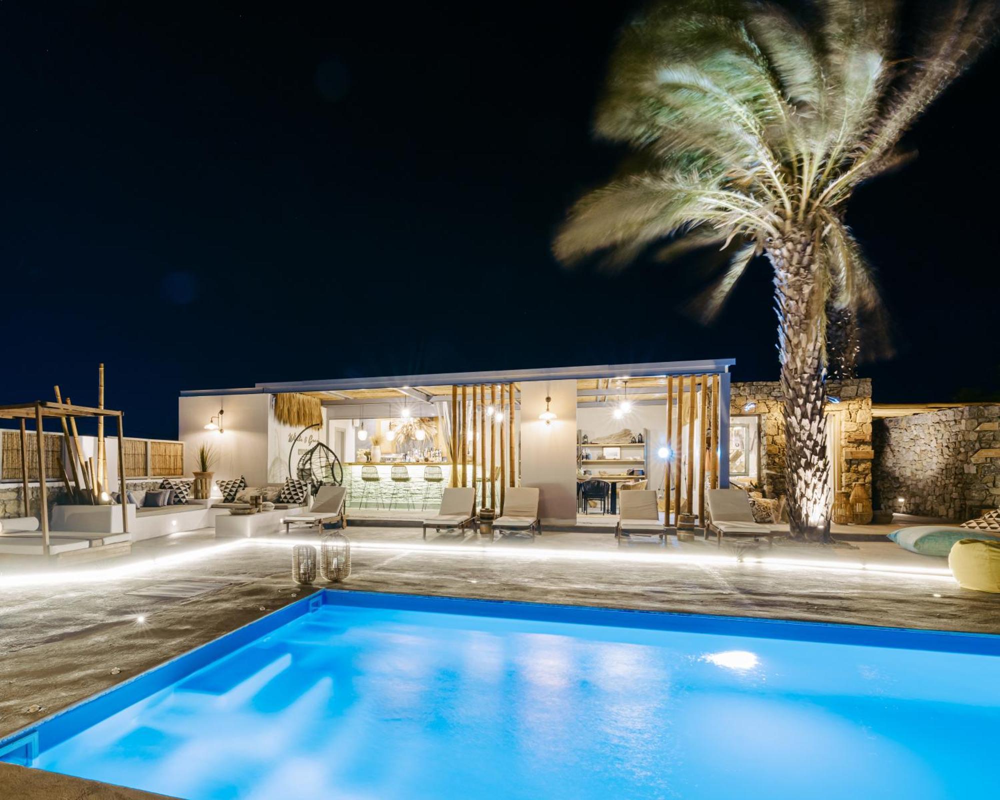 公寓 White And Grey Mykonos Town
