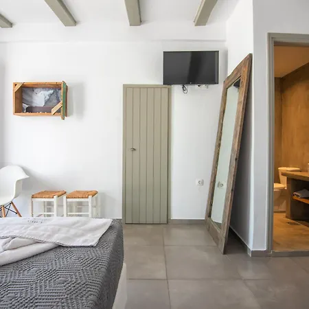 White And Grey Mykonos Town Exterior photo