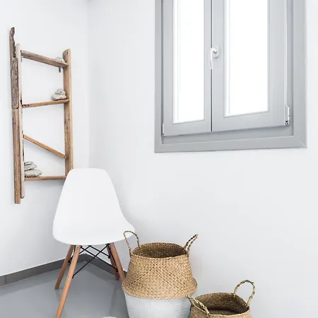 White And Grey Mykonos Town Exterior photo
