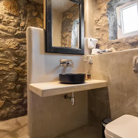 White And Grey Mykonos Town Room photo