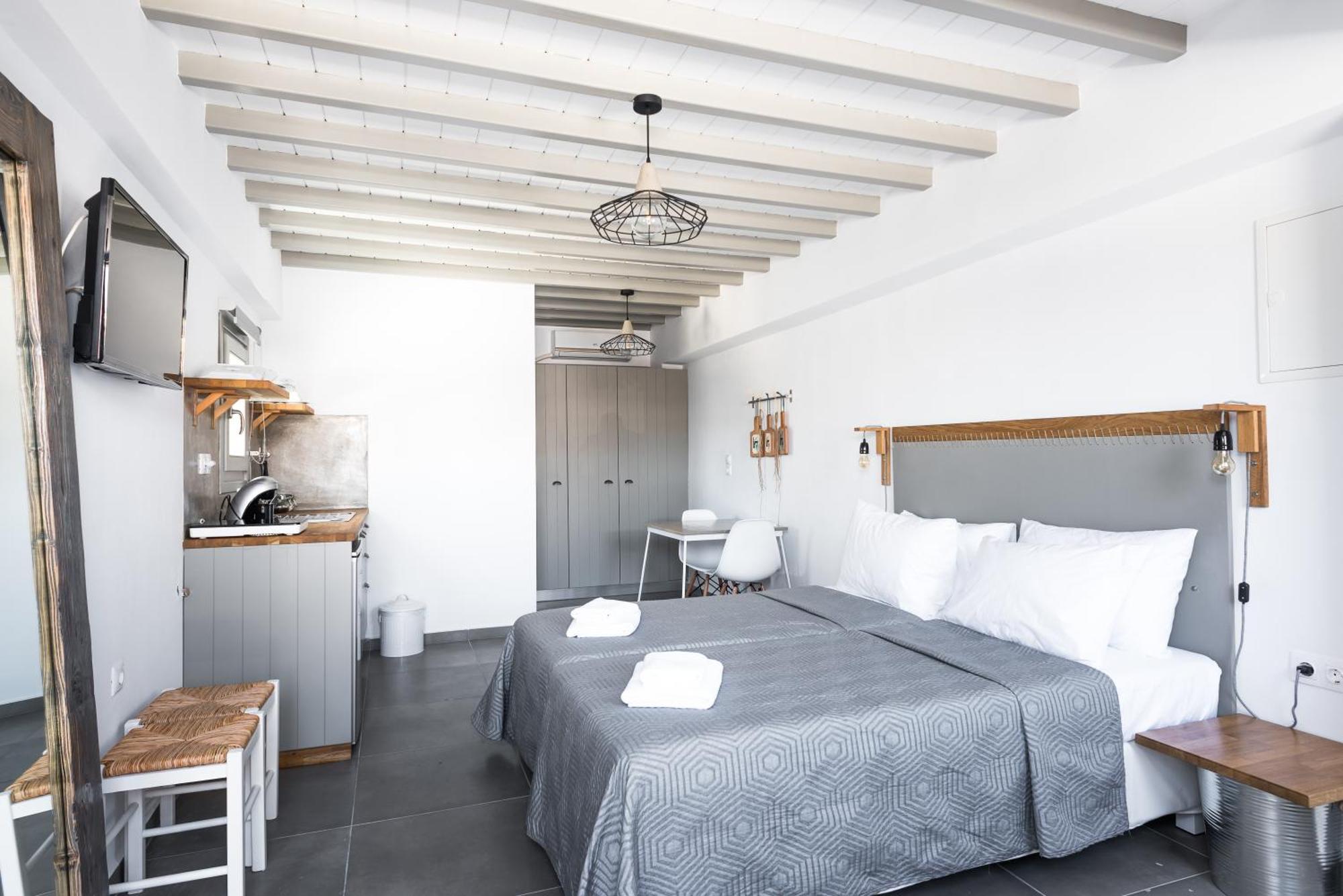 Apartment White And Grey Mykonos Town